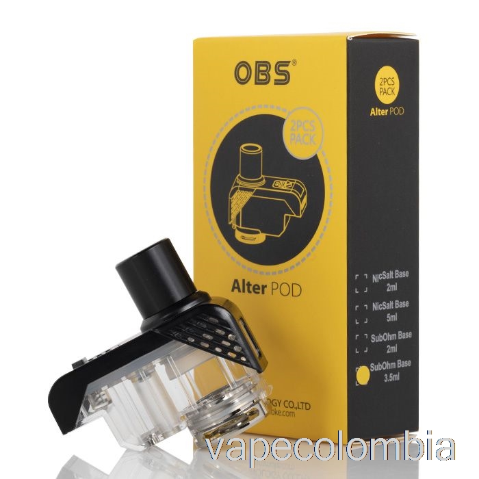 Vape Recargable Obs Alter Cápsulas De Repuesto 3,5 Ml Cápsula Recargable